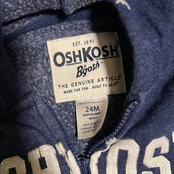 OshKosh Blue Hoodie and Joggers Set - Picture 2 of 3